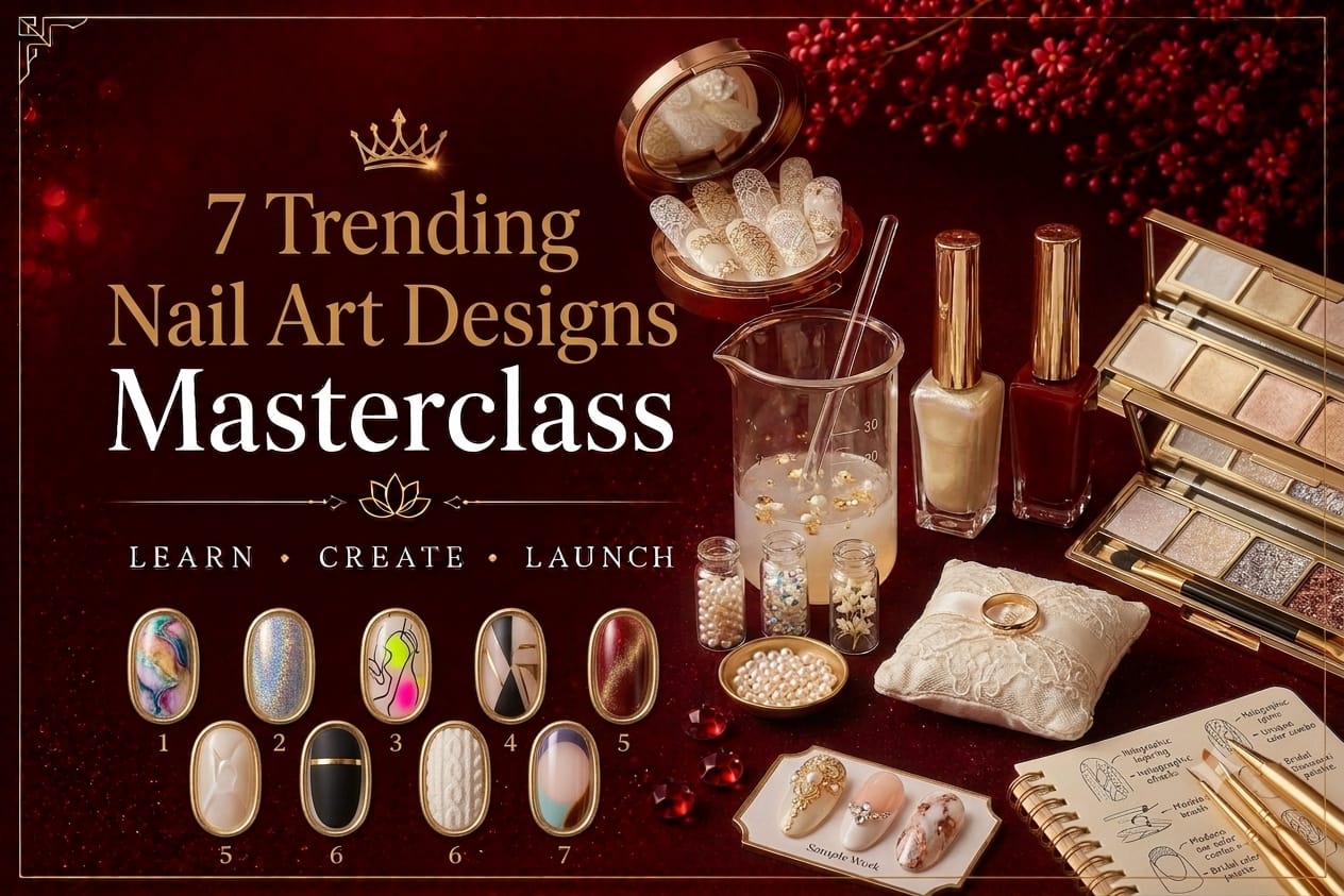 7 Trending Nail Art Designs Masterclass